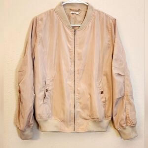 i joah lightweight Women’s Bomber jacket. Cream. Size M